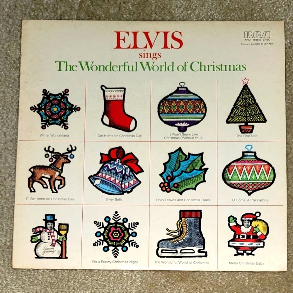 Elvis sings The Wonderful World of Christmas  1971